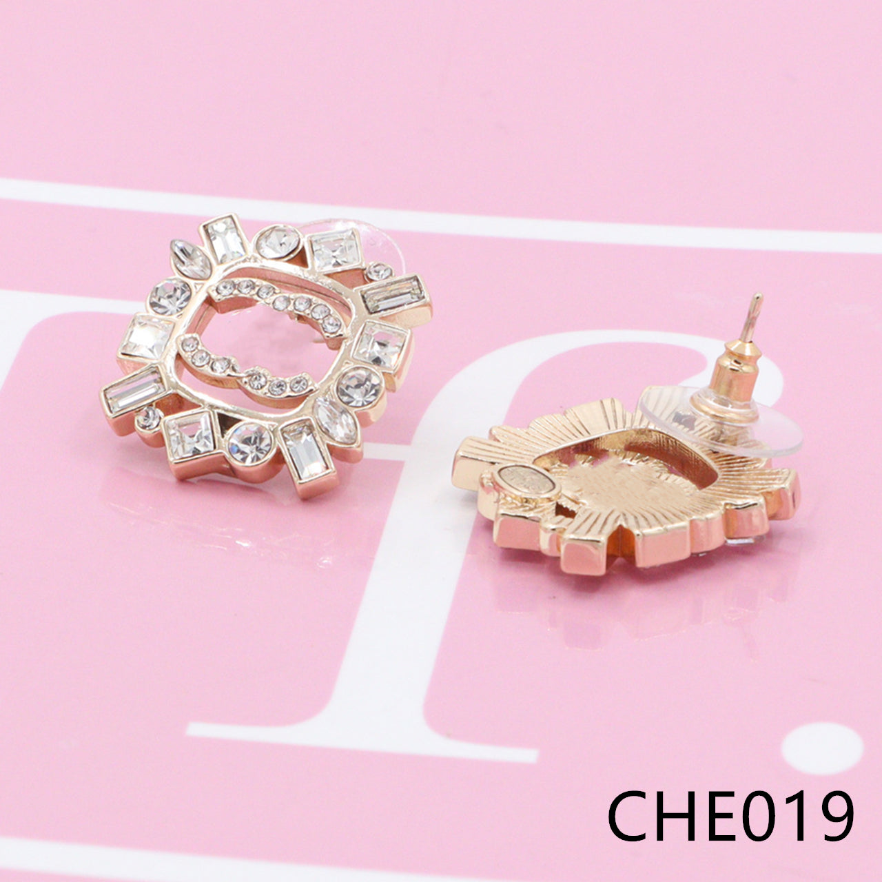 Nanajewelry CC all diamond earings CHE019 - Nanajewelry