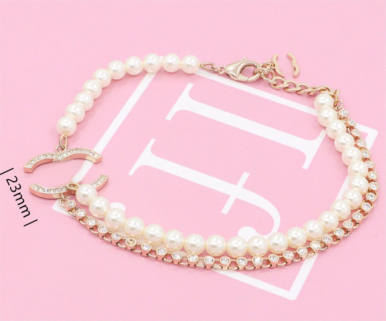 Nanajewelry CC Pearl diamond necklace CHN024 - Nanajewelry