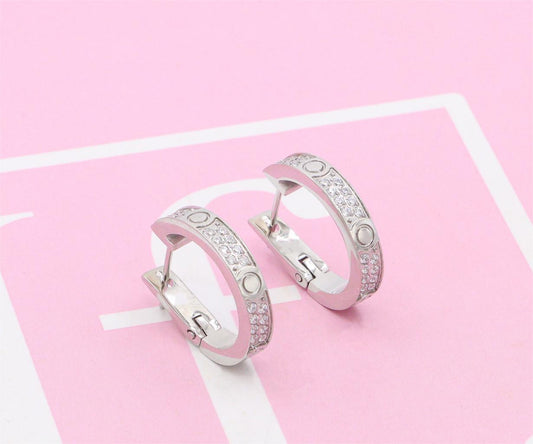 Love diamond earrings CTE040-45 - Nanajewelry