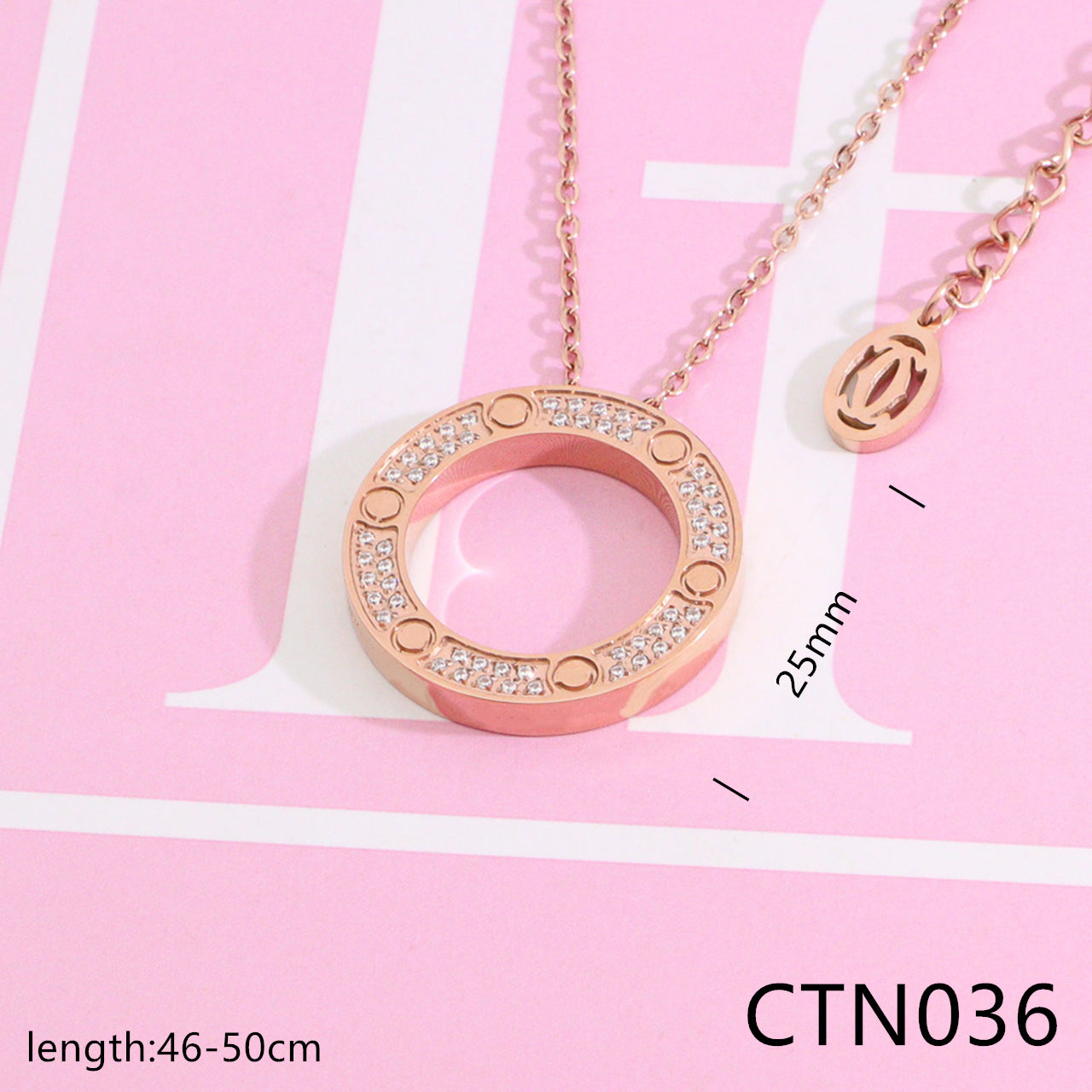 Nanajewelry Love Necklace CTN034-36 - Nanajewelry