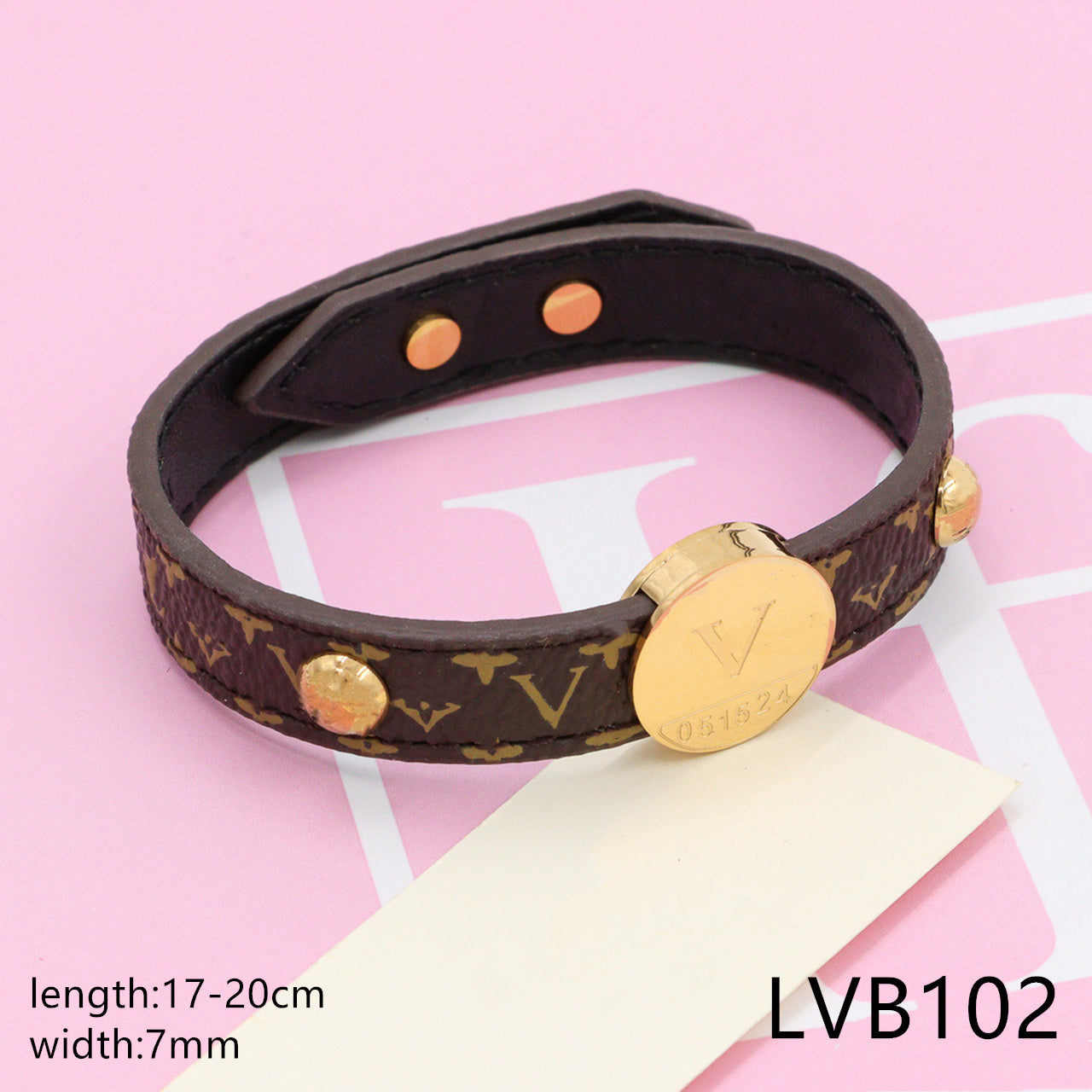 L VB Circle Bracelet LVB100-06 - Nanajewelry