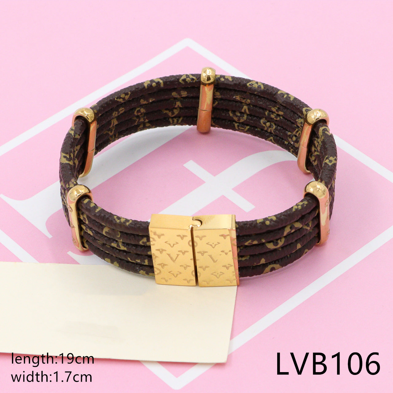 L VB Circle Bracelet LVB100-06 - Nanajewelry