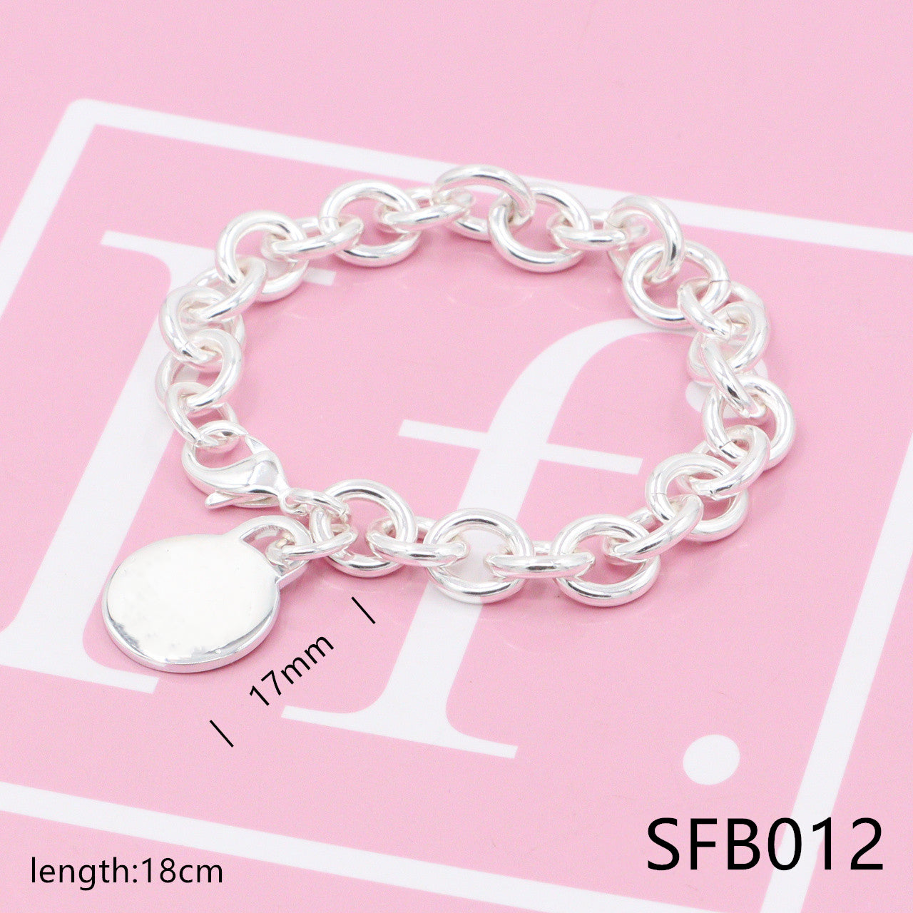 Nanajewelry Heart Bracelet SFB010-12 - Nanajewelry