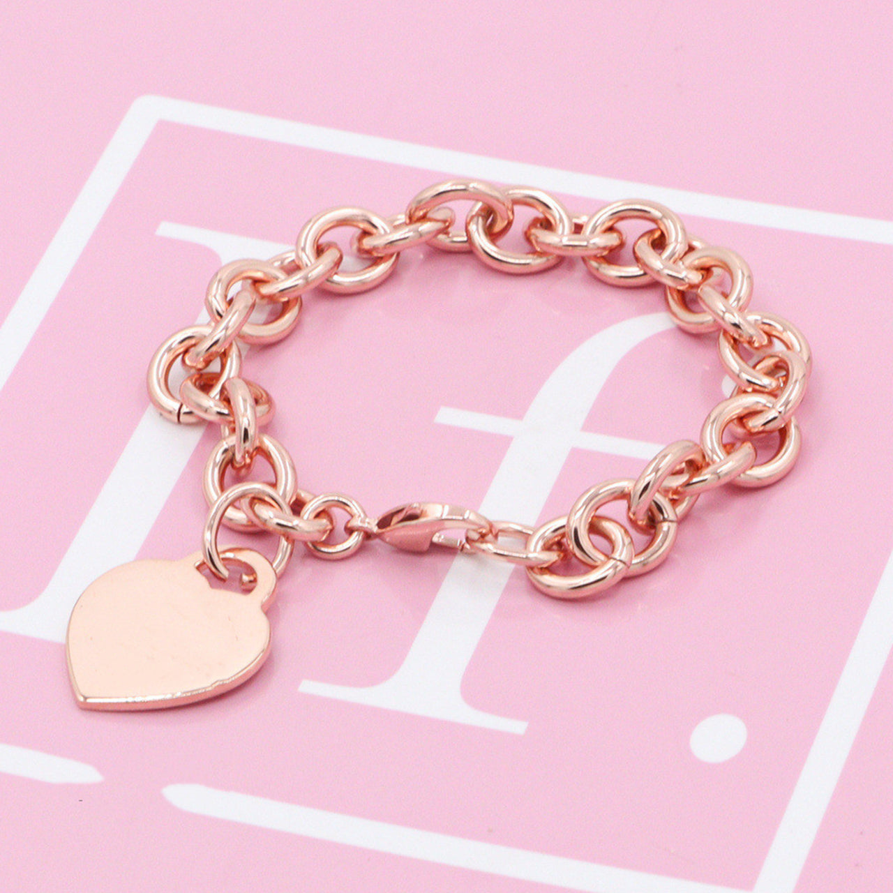 Nanajewelry Heart Tag bracelet SFB040-43 - Nanajewelry