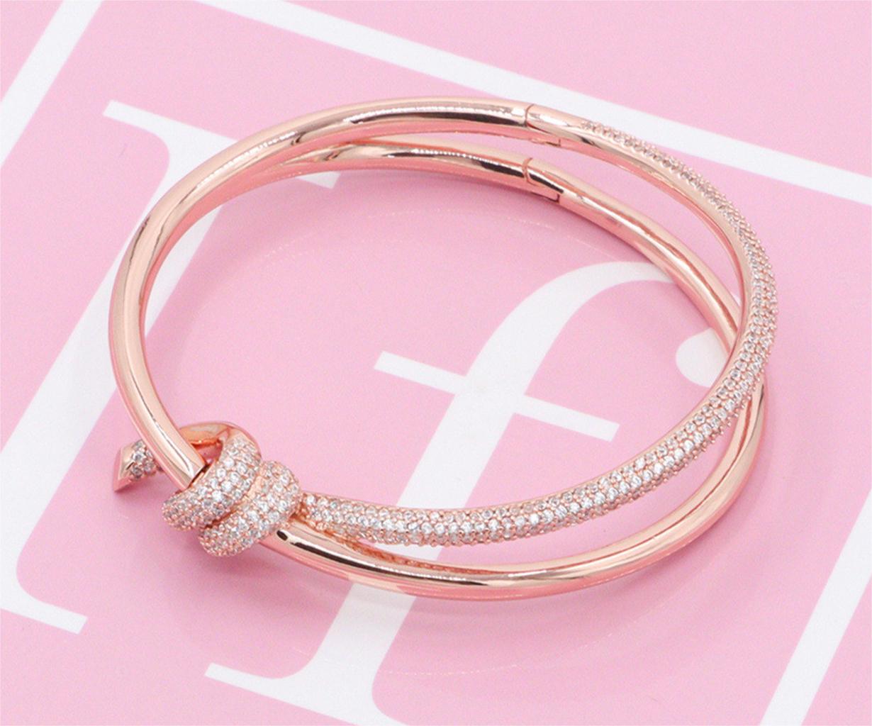 Lock diamond Nanajewelry bracelet SFB045-48 - Nanajewelry