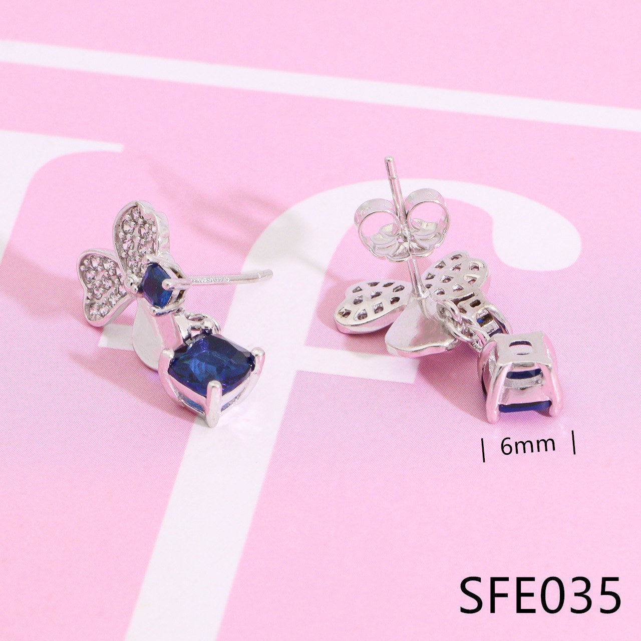 Nanajewelry Clover diamond earrings SFE031-36 - Nanajewelry