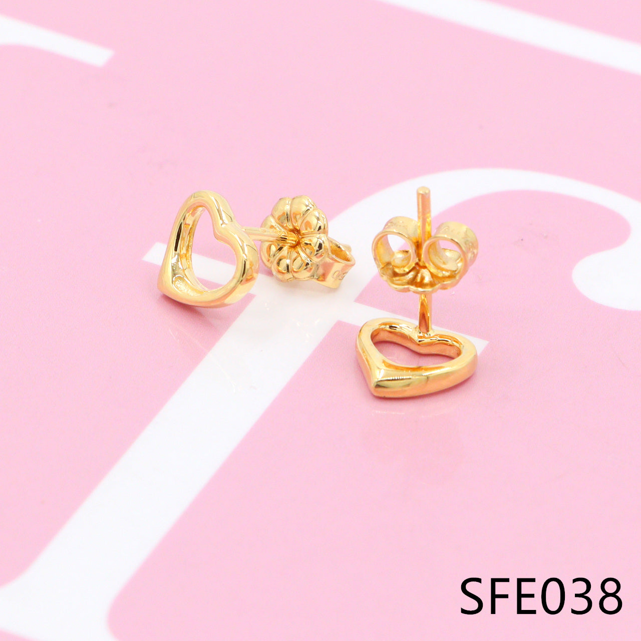 Nanajewelry heart earings SFE037-39 - Nanajewelry