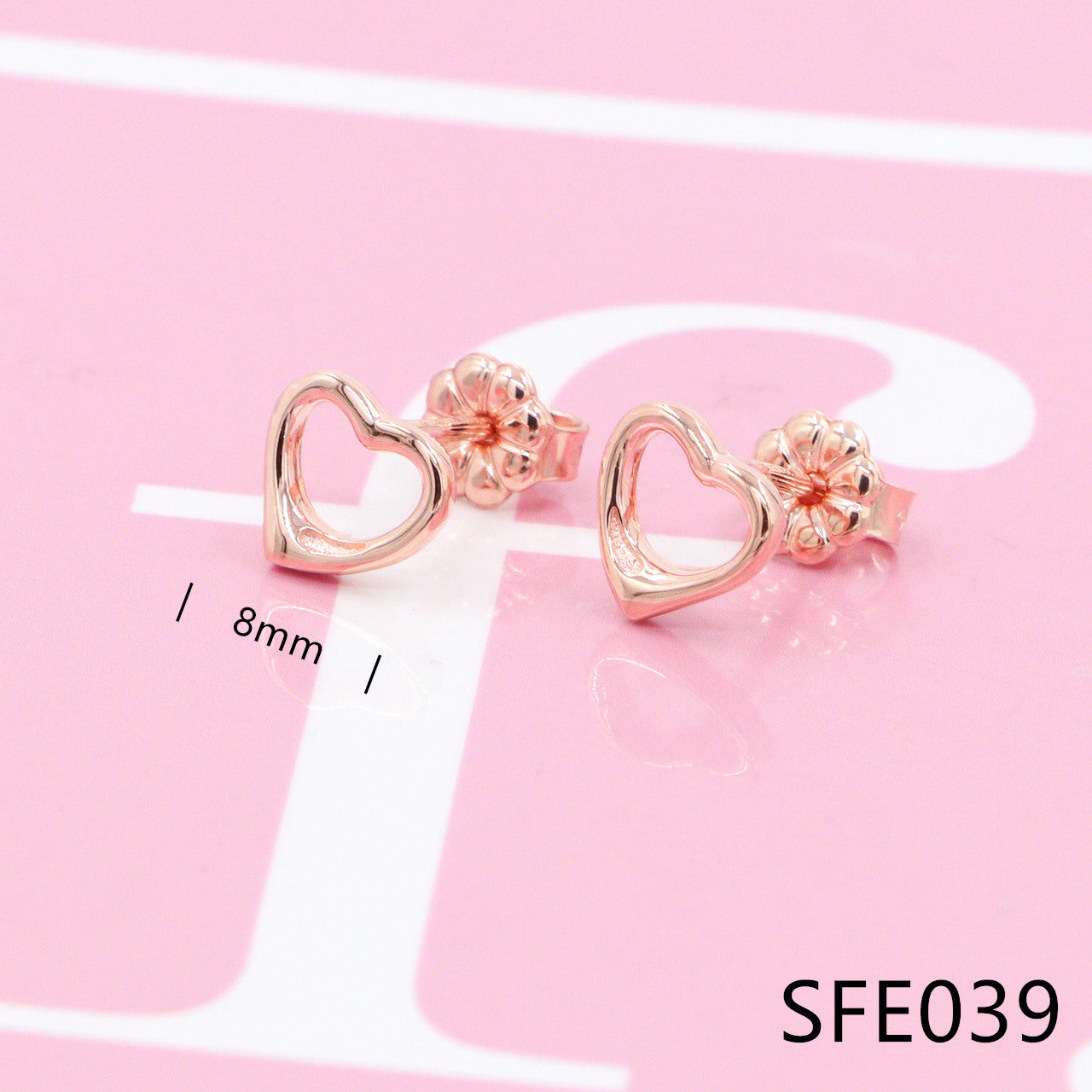 Heart pure sliver earring SFE037-42 - Nanajewelry