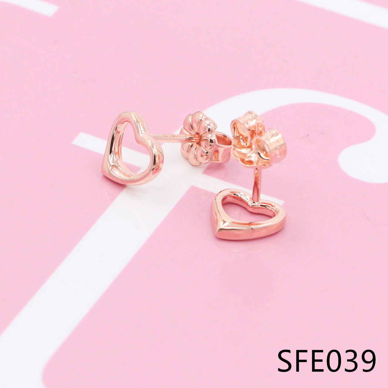 Nanajewelry heart earings SFE037-39 - Nanajewelry