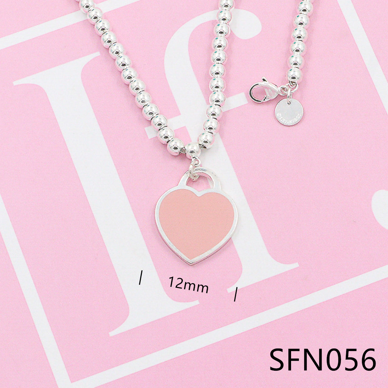 Heart pure sliver necklace SFN056-59 - Nanajewelry
