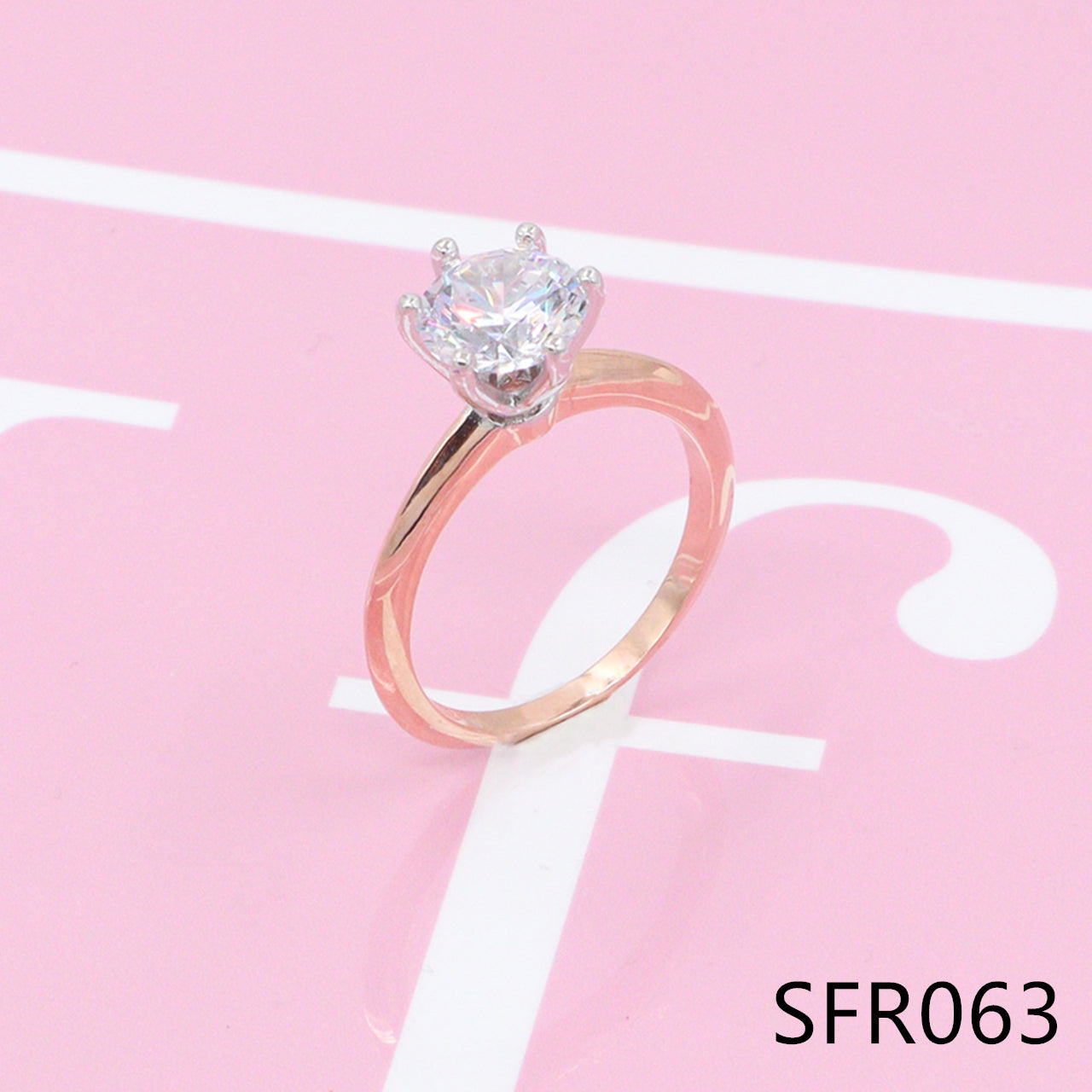 Coloured diamond pure silver ring SFR061-63 - Nanajewelry