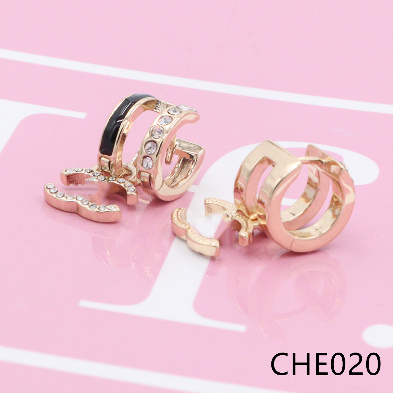 Nanajewelry  CC diamond  earings CHE020 - Nanajewelry