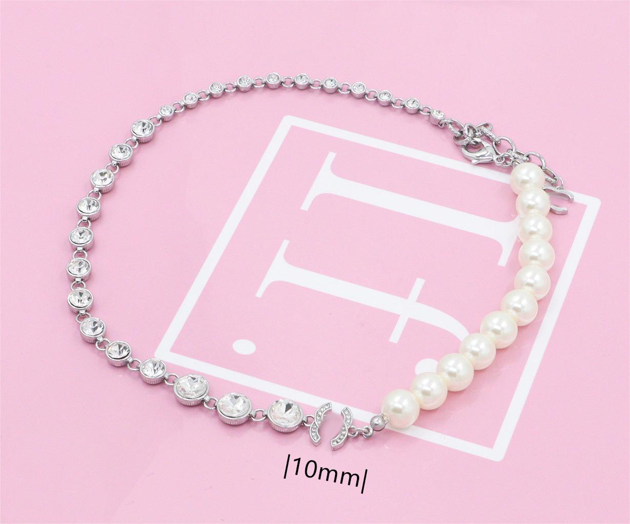 Nanajewelry  CC pearl diamon Necklace CHN001 - Nanajewelry