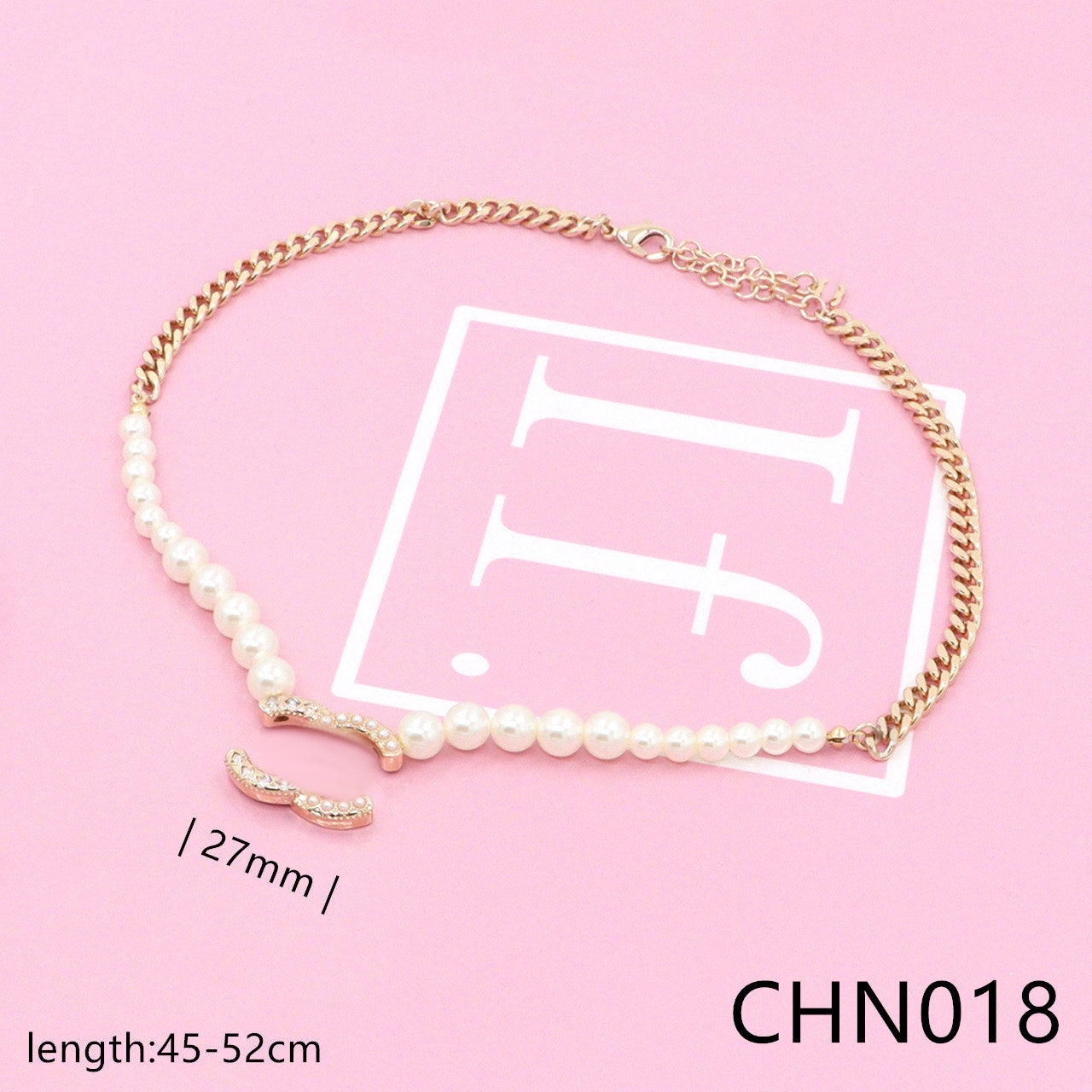 Nanajewelry CC pearl Necklace CHN018-20 - Nanajewelry