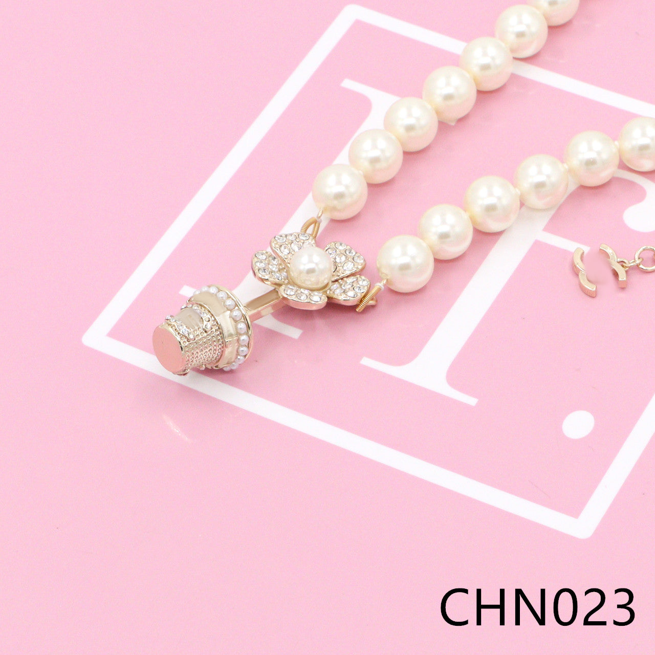 Nanajewelry CC Pearl Geometry Necklace CHN021-23 - Nanajewelry