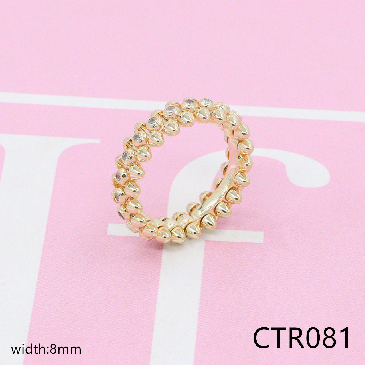 Nanajewelry ring CTR080-82 - Nanajewelry