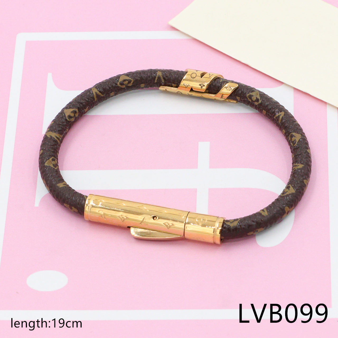 N   BA L leather bracelet LVB101 - Nanajewelry