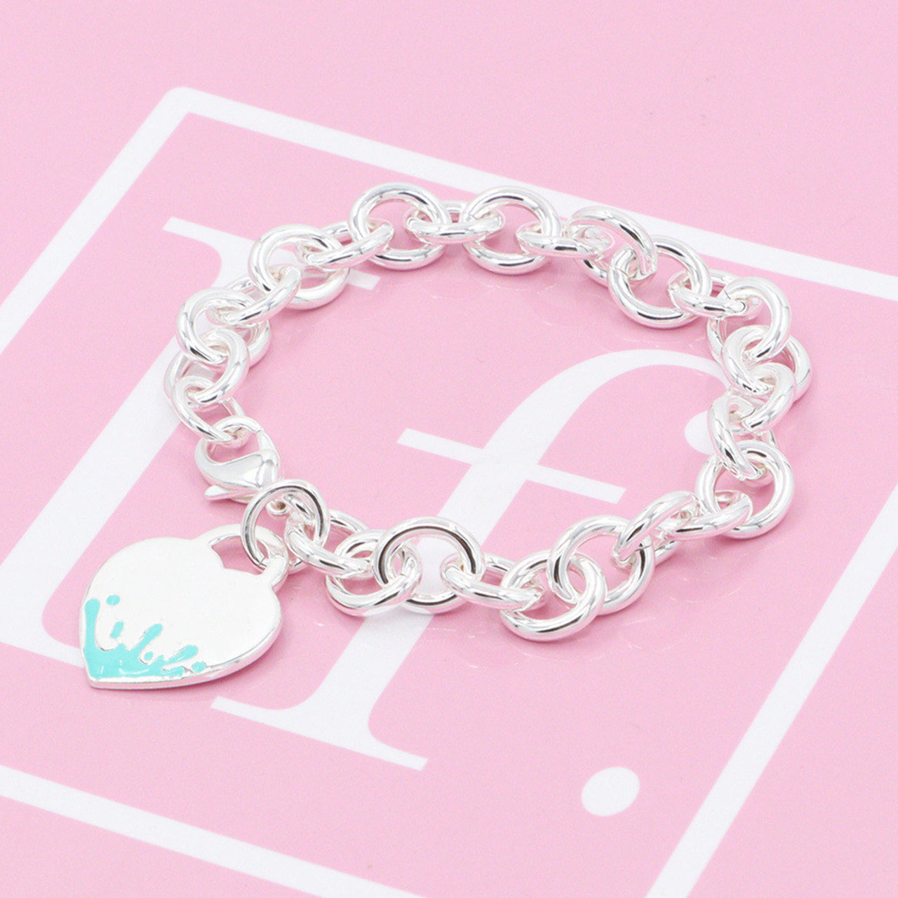 Nanajewelry Heart Tag bracelet SFB040-43 - Nanajewelry