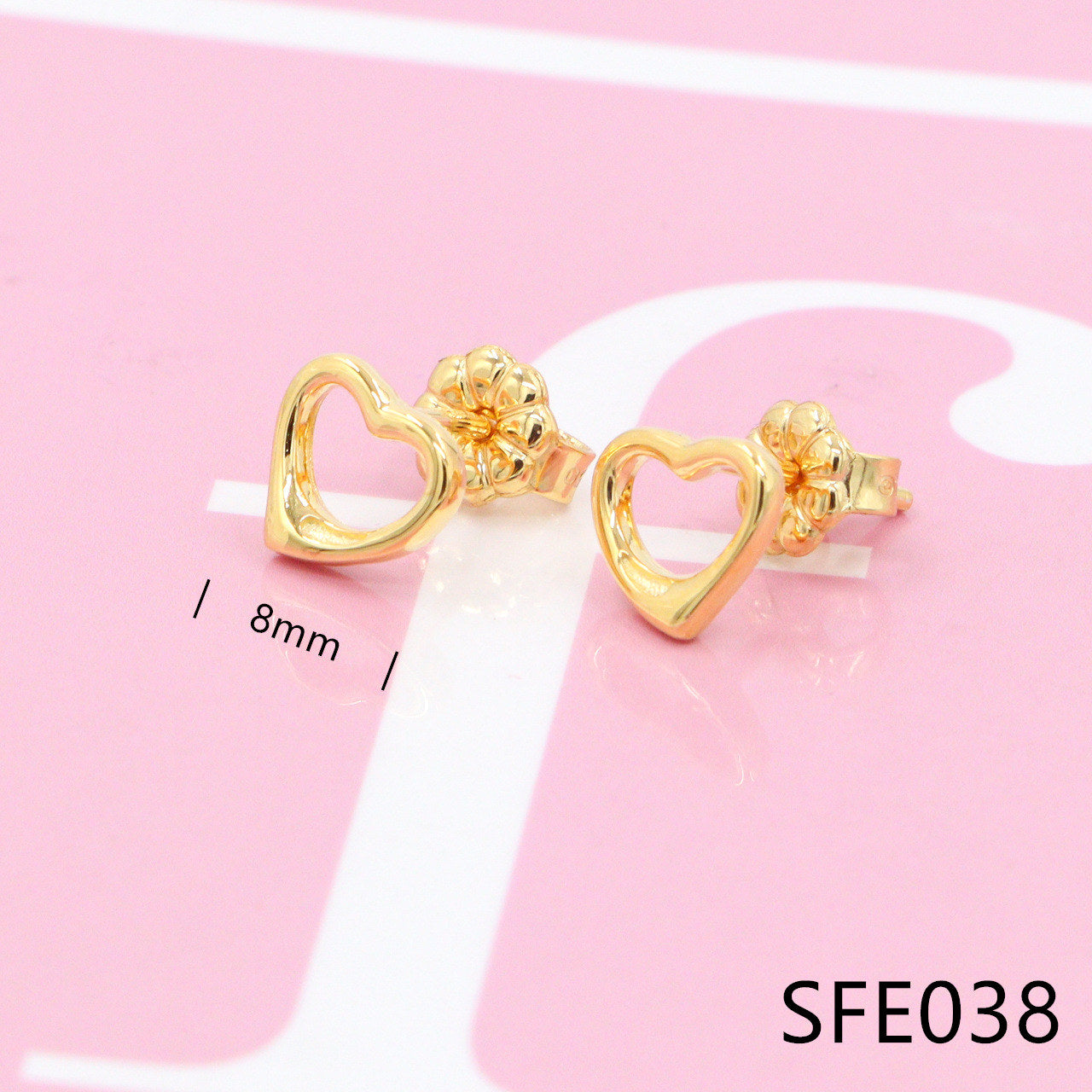 Heart pure sliver earring SFE037-42 - Nanajewelry
