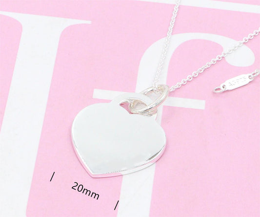 Love key pendant pure sliver necklace SFN061-63 - Nanajewelry