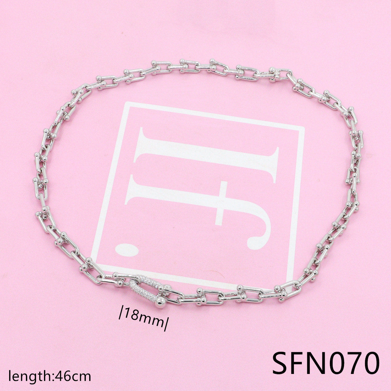 Miniature chain pure sliver bracelet SFN070-72 - Nanajewelry