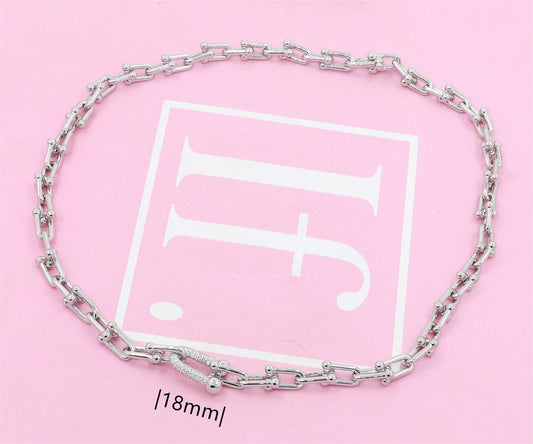 Miniature chain pure sliver bracelet SFN070-72 - Nanajewelry