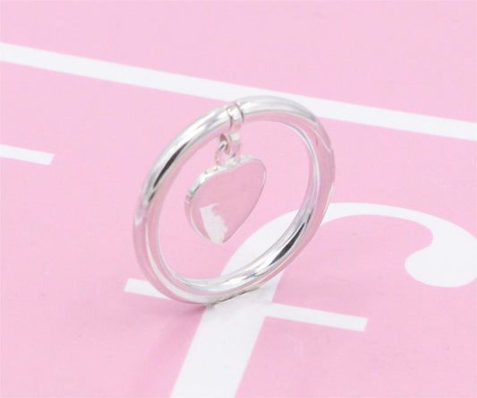 Heart pure sliver Ring SFR010 - Nanajewelry