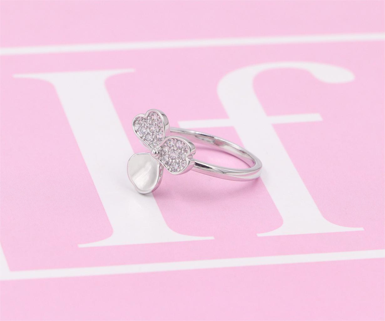 Nanajewelry clover diamond ring SFR037-39 - Nanajewelry