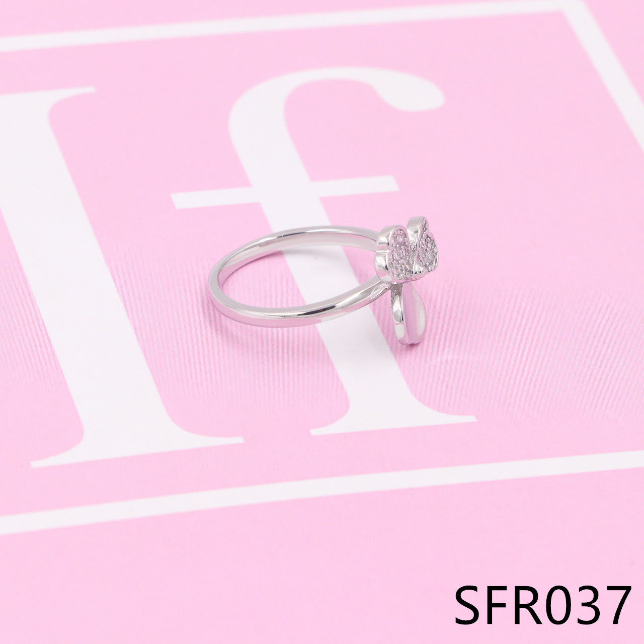 Nanajewelry clover diamond ring SFR037-39 - Nanajewelry