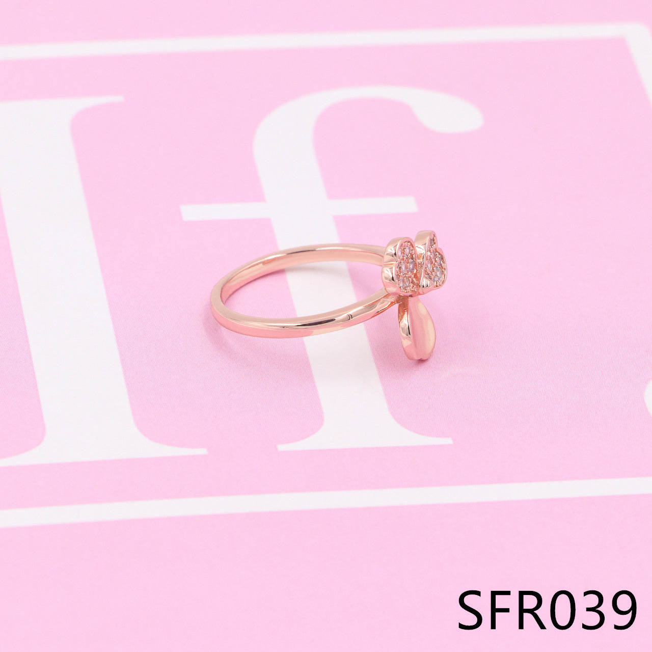 Nanajewelry clover diamond ring SFR037-39 - Nanajewelry